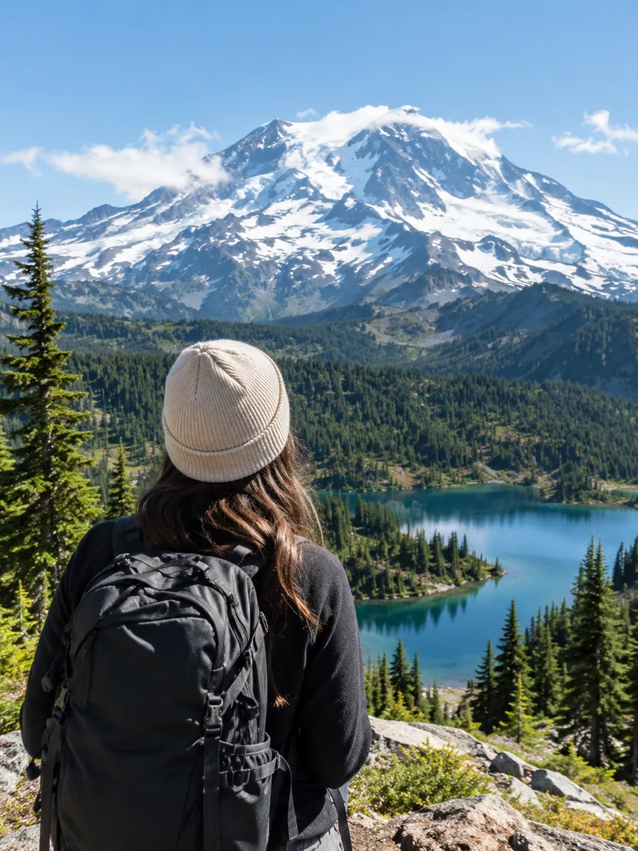 Vista de las excursiones de un día al Parque Nacional del Monte Rainier desde Seattle